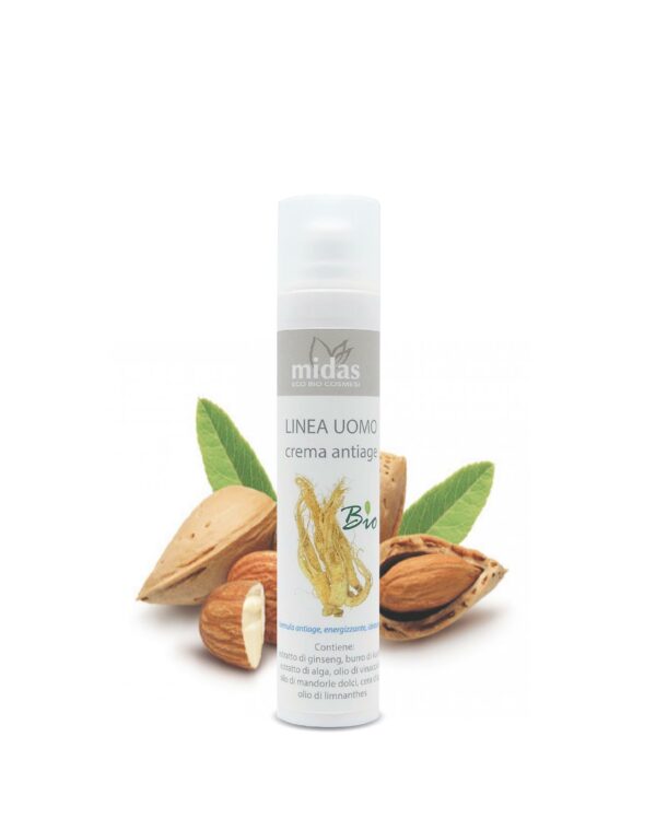CREMA VISO ANTIAGE UOMO BIO