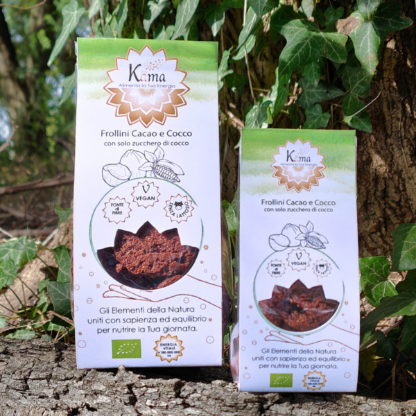 Biscotti Cacao e Cocco con zucchero di cocco 50g - immagine 2