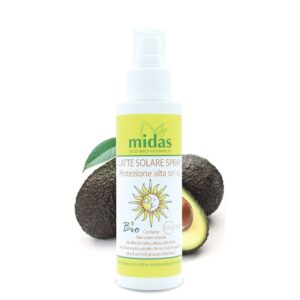 LATTE SOLARE SPRAY PROTEZIONE ALTA SPF 50 BIO CON FILTRI SOLARI MINERALI