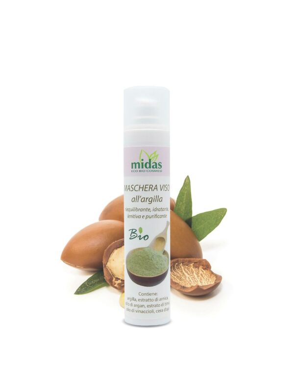 MASCHERA VISO ALL'ARGILLA BIO