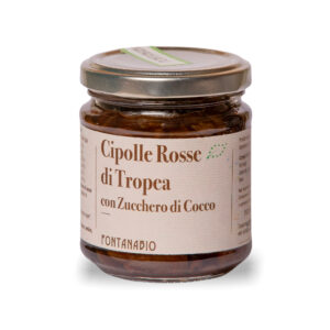CIPOLLE ROSSE CARAMELLATE CON ZUCCHERO DI COCCO E ACETO DI MELE gr 180